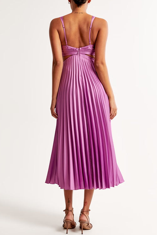 Cheri | Elegant Sleeveless Pleated Dress