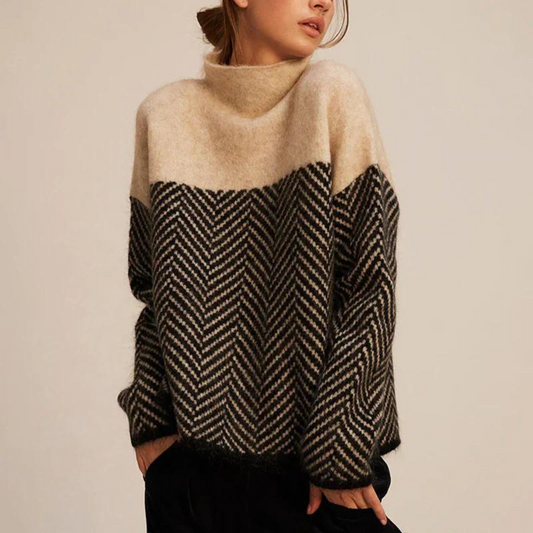 Cecilia™ | High Neck Sweater