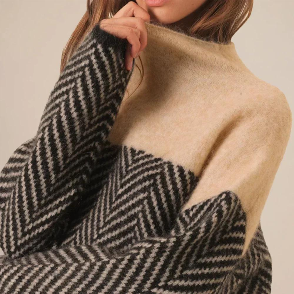 Cecilia™ | High Neck Sweater