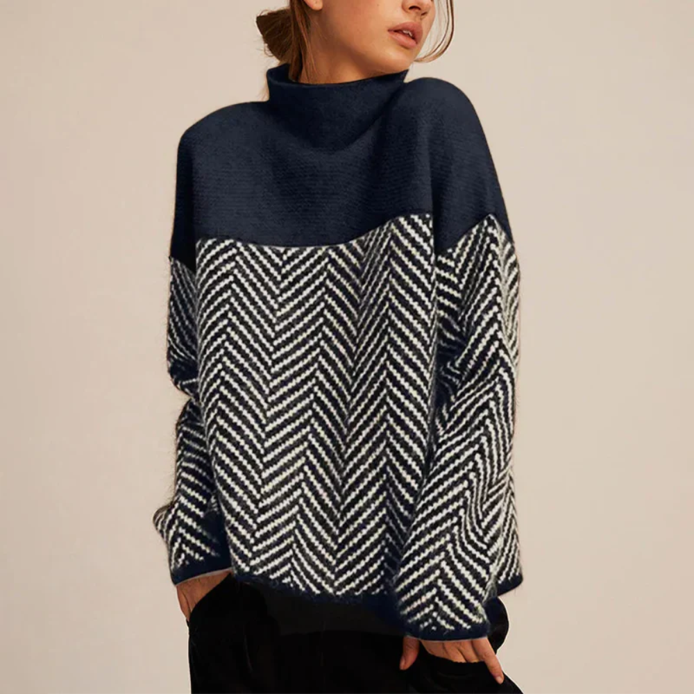 Cecilia™ | High Neck Sweater