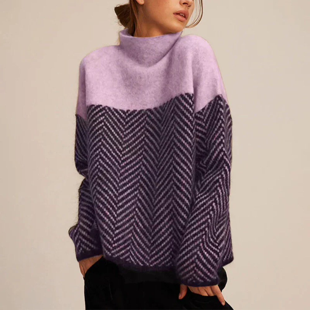 Cecilia™ | High Neck Sweater