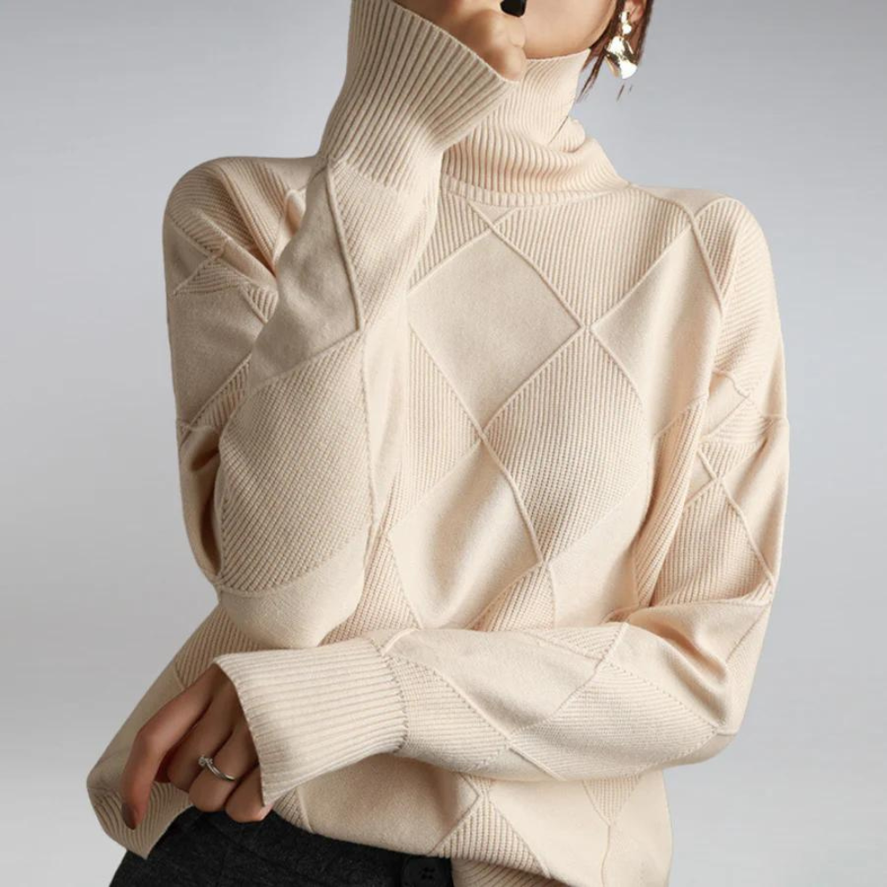 Lyra™ | Soft High-Neck Sweater