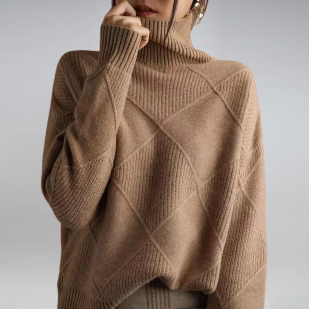 Lyra™ | Soft High-Neck Sweater