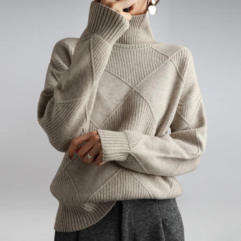 Lyra™ | Soft High-Neck Sweater