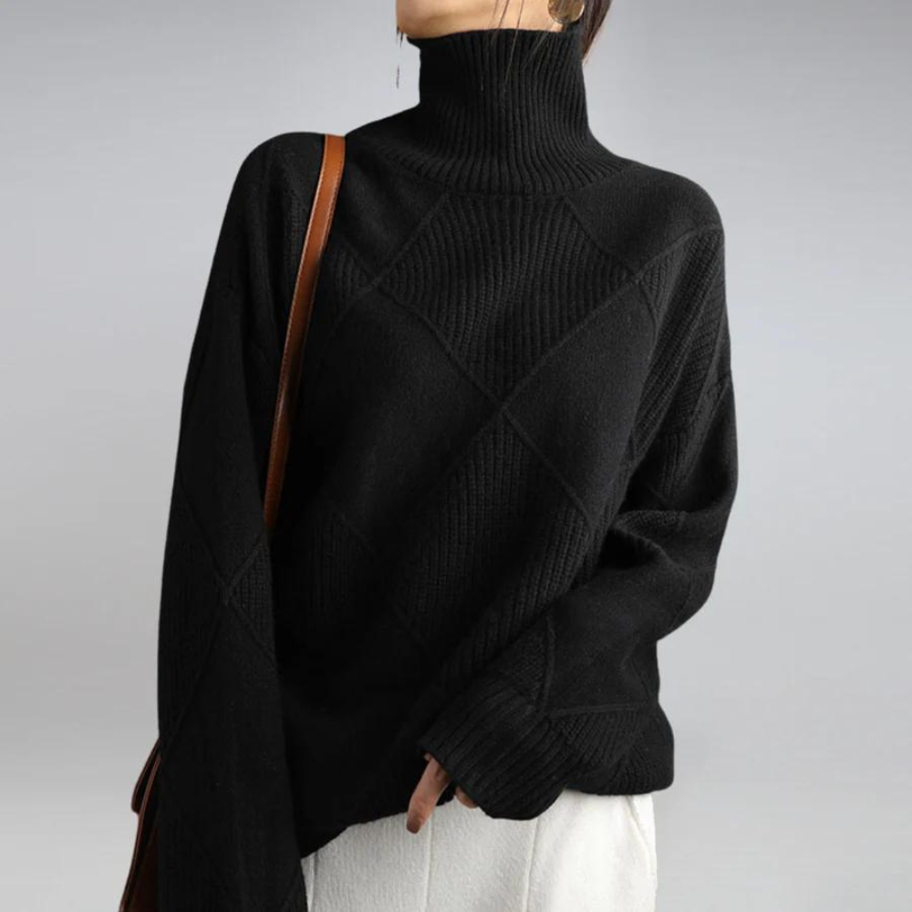 Lyra™ | Soft High-Neck Sweater