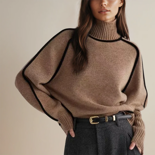 Brenda™ | High-Neck Fashion Sweater