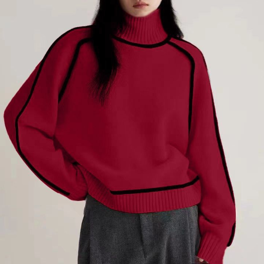 Brenda™ | High-Neck Fashion Sweater