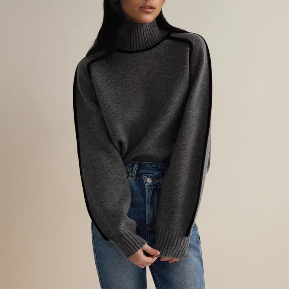 Brenda™ | High-Neck Fashion Sweater