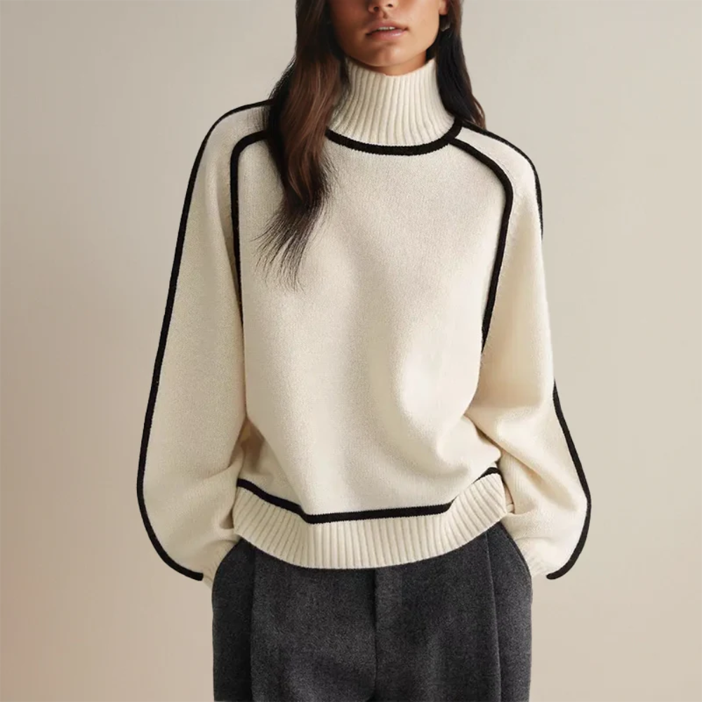 Brenda™ | High-Neck Fashion Sweater