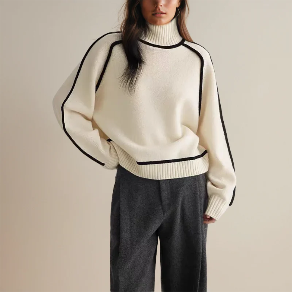 Brenda™ | High-Neck Fashion Sweater