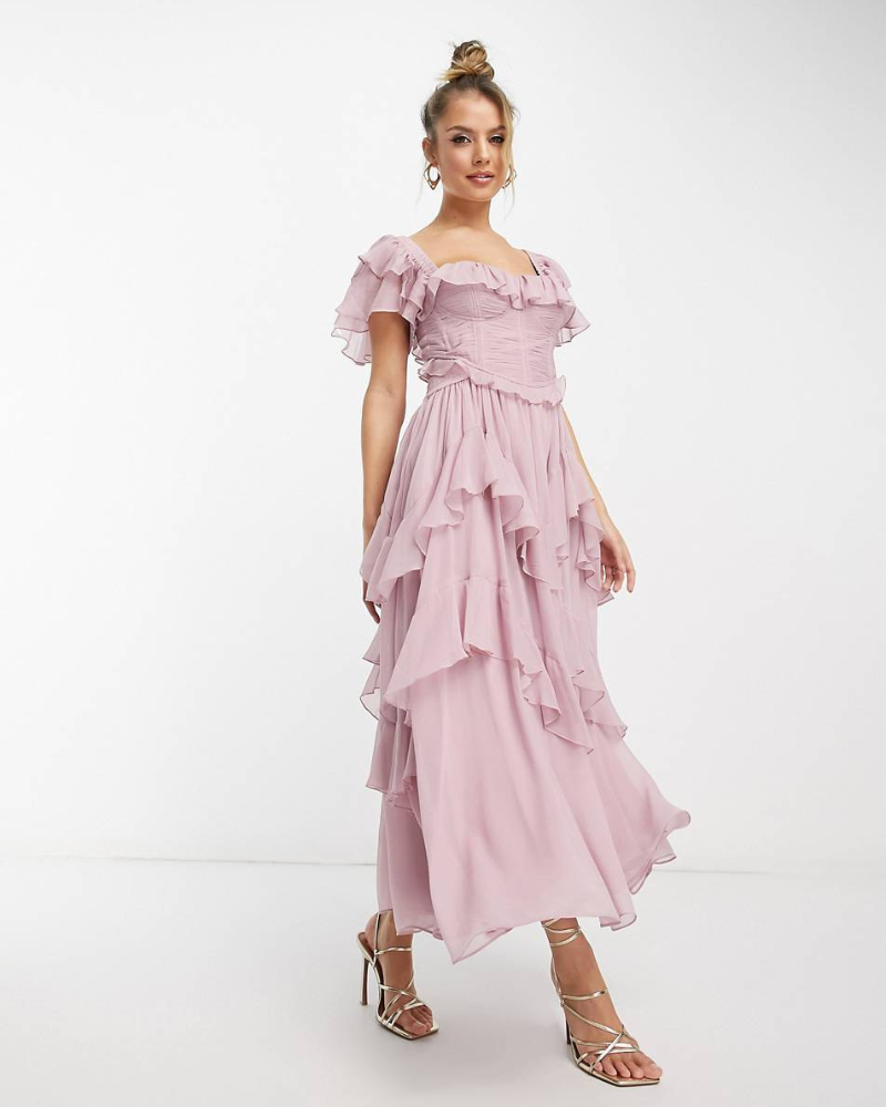 Holly | Elegant Ruffled Dress