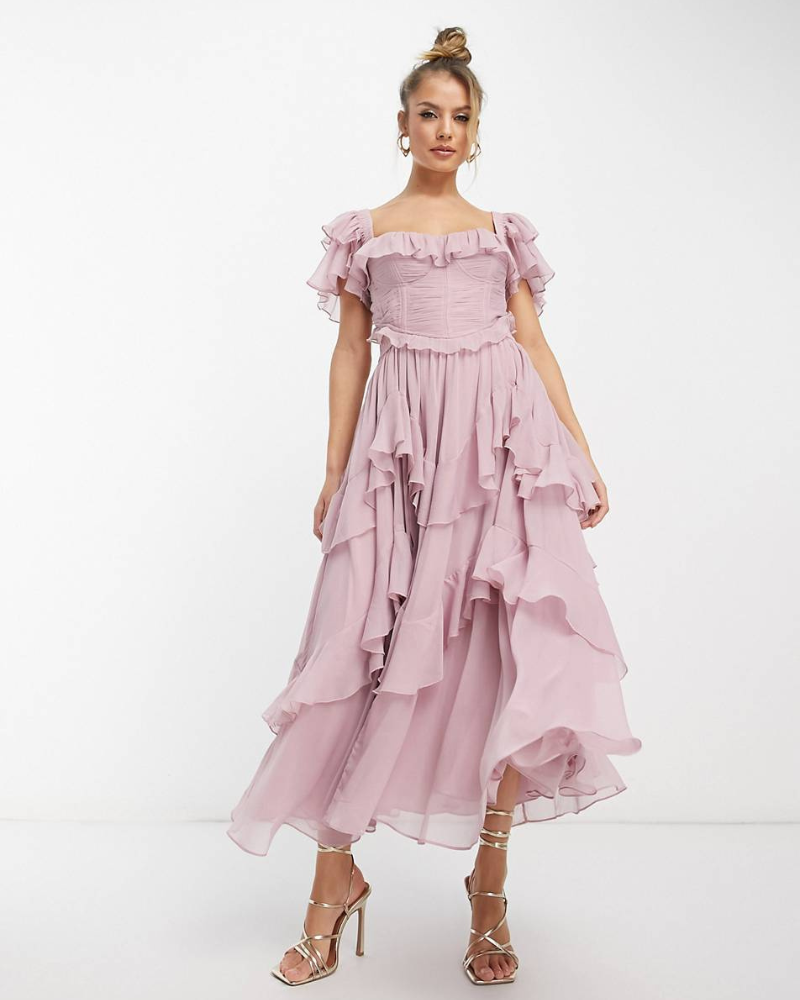 Holly | Elegant Ruffled Dress