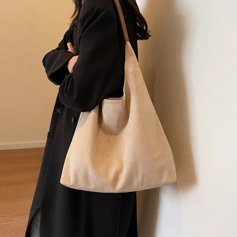 Malvina | Suede Leather Bag for Winter Chic