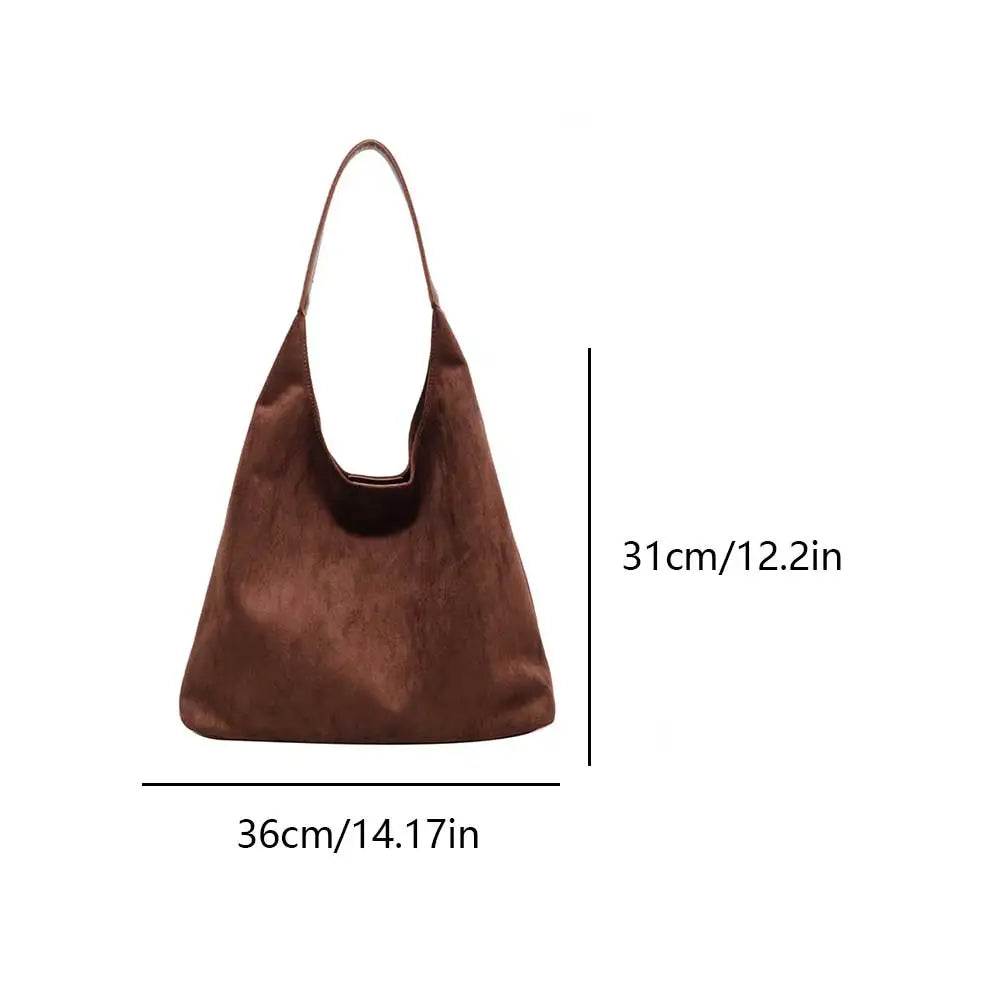 Malvina | Suede Leather Bag for Winter Chic